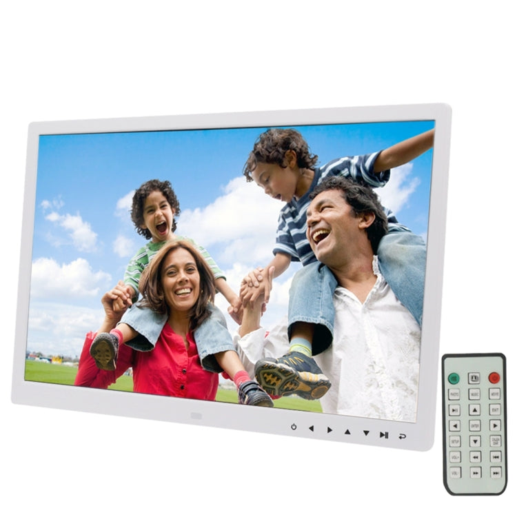 17.0 inch LED Display Digital Photo Frame with 7-keys Touch Button Control / Holder / Remote Control, Allwinner Technology, Support USB / SD Card Input / OTG, US/EU/UK Plug, 17.0 inch/With Touch Button Black, 17.0 Inch 17.0 Inch White