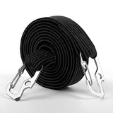 2m Elastic Strapping Rope Packing Tape for Bicycle Motorcycle Back Seat with Hook, 2m