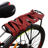 2m Elastic Strapping Rope Packing Tape for Bicycle Motorcycle Back Seat with Hook, 2m