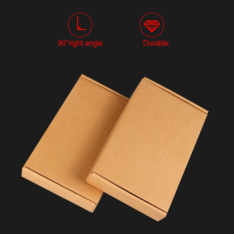 100 PCS Kraft Paper Shipping Box Packaging Box, Size: T1, 15x15x5cm, 15x15x5cm