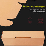 100 PCS Kraft Paper Shipping Box Packaging Box, Size: T8, 29x29x8cm, 29x29x8cm