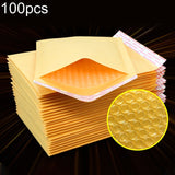 100pcs Kraft Paper Envelope Bag Express Bubble Bag Packaging Bag, Size: 15x18+4cm, 15x18+4cm 15x18+4cm