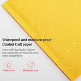 100pcs Kraft Paper Envelope Bag Express Bubble Bag Packaging Bag, Size: 24x36+4cm, 24x36+4cm