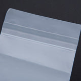 200 PCS Frosted Translucent CPE Self-adhesive Bag Zip Lock Bag Packaging Bag, Size: 10x13+2cm, 10x13+2cm
