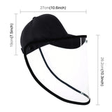 50 PCS Anti-Saliva Splash Anti-Spitting Anti-Fog Anti-Oil Protective Baseball Cap Mask Removable Face Shield, Baseball Cap Mask 50 Pack, 50 PCS Baseball Cap Mask/Red
