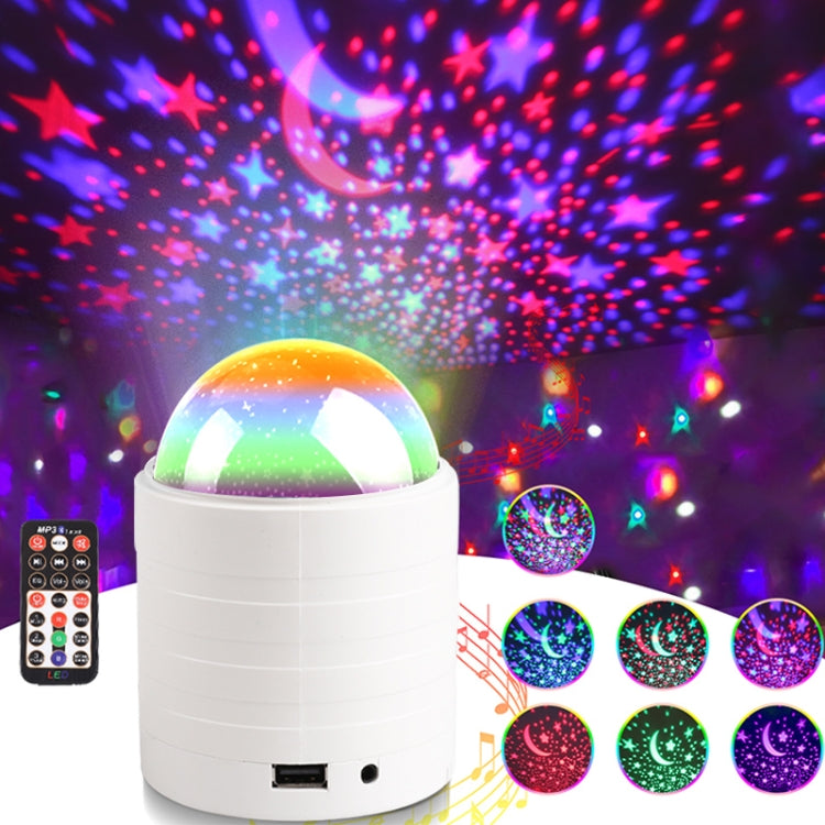 USB Bluetooth Starry Sky Stage Light with Remote Control White