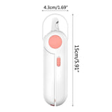 Pet Cat and Dog LED Light Nail Clippers, Pink, Blue