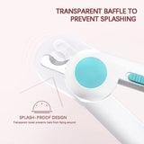 Pet Cat and Dog LED Light Nail Clippers, Pink, Blue
