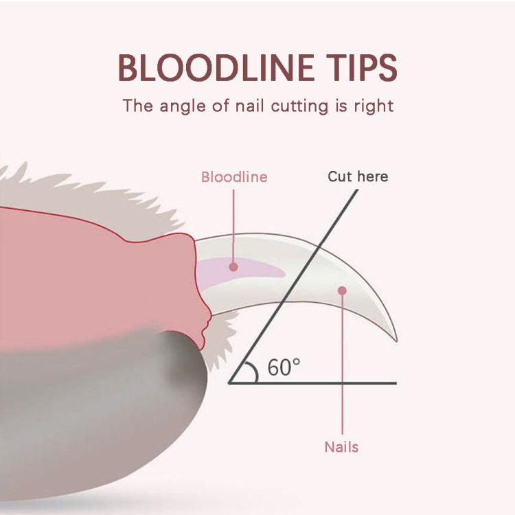 Pet Cat and Dog LED Light Nail Clippers, Pink, Blue