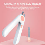 Pet Cat and Dog LED Light Nail Clippers, Pink, Blue