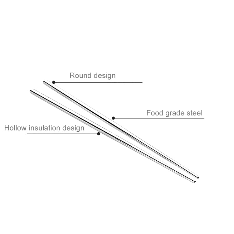 One Pair Smooth Surface Chopsticks, 22cm