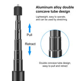 For Insta360 X3 PULUZ Rotary Handle Desktop Tripod Stand 110cm Selfie Stick Monopod, Desktop Tripod Stand 110cm Selfie Stick