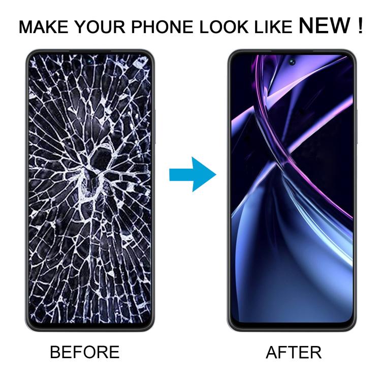 For Realme Narzo N55 OEM LCD Screen Digitizer Full Assembly with Frame, For Realme Narzo N55