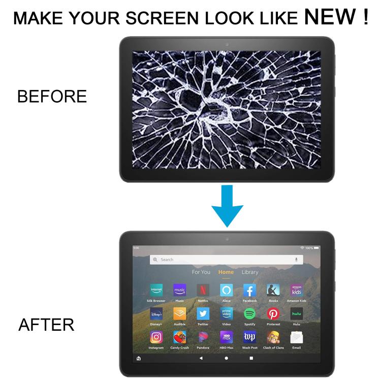 For Amazon Kindle Fire HD 8 12th Gen 2022 R2SP8T LCD Screen with Digitizer Full Assembly, For Amazon Kindle Fire HD 8 12th Gen 2022