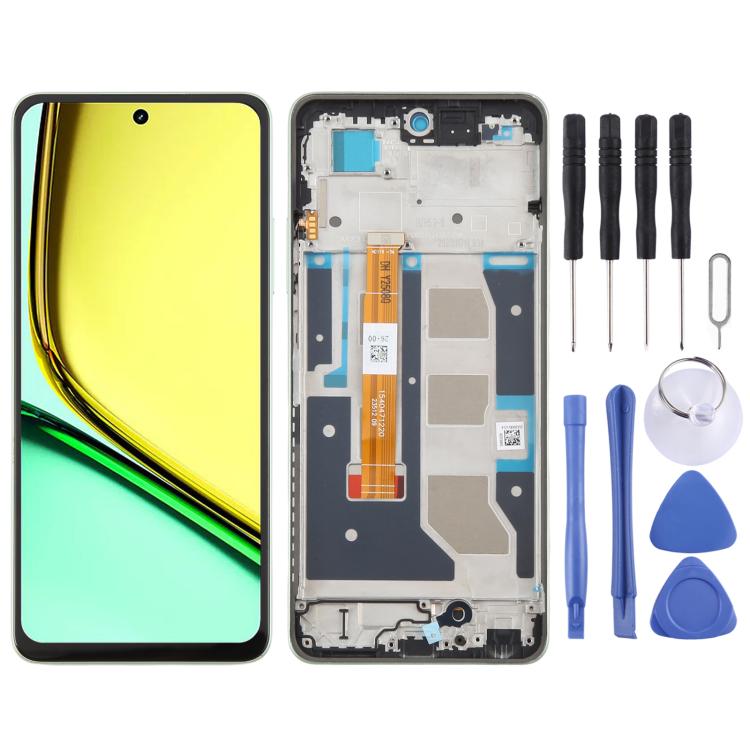 For Realme 12 Lite 4G OEM LCD Screen Digitizer Full Assembly with Frame, For Realme 12 Lite 4G, For Realme 12 Lite 4G(Dark Green)