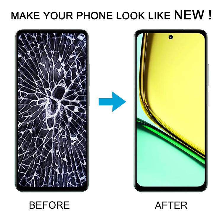 For Realme 12 Lite 4G OEM LCD Screen Digitizer Full Assembly with Frame, For Realme 12 Lite 4G, For Realme 12 Lite 4G(Dark Green)