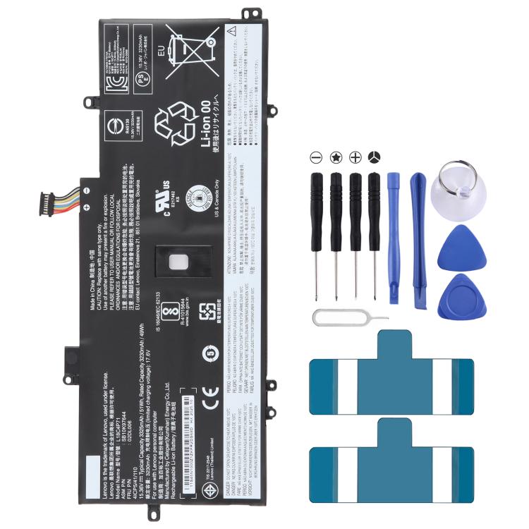 For Lenovo Thinkpad X1 Carbon 7th/8th gen 2019 TP00109A L18C4P71 3325mAh Battery Replacement, For Lenovo Thinkpad X1 Carbon 7th/8th gen For Lenovo Thinkpad X1 Carbon 7th 8th gen