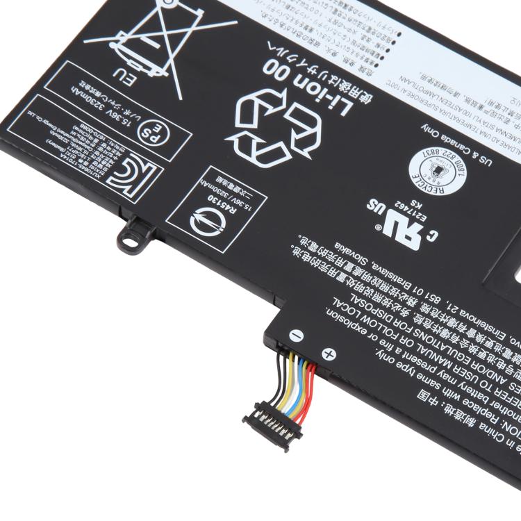 For Lenovo Thinkpad X1 Carbon 7th/8th gen 2019 TP00109A L18C4P71 3325mAh Battery Replacement, For Lenovo Thinkpad X1 Carbon 7th/8th gen