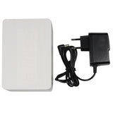 3 in 1 Wooden Clock (Alternately display time, month & date and temperature), White, 3 in 1 Wooden Clock