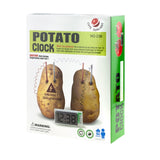 DIY Novel Green Science Potato Digital Clock Educational Kit with 2 inch LCD Screen (Potato NOT Included), Potato Digital Clock