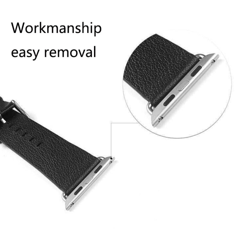 2 PCS for Apple Watch 42mm Metal Strap Connector Metal Buckle with Screwdrivers Tool