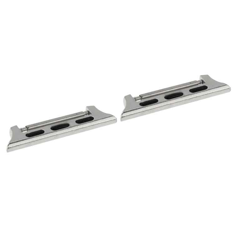 2 PCS for Apple Watch 38mm Metal Strap Connector Metal Buckle