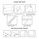 212cm Baby Edge Cushion Foam with Self-adhesive Tape, 212cm Light Green, 212cm Coffee, 212cm Pink, 212cm Gray, 212cm Yellowish Brown