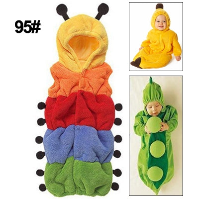 Cute Carpenterworm Style Baby Clothing for Sleeping, Size: 95yard, Size: 95yard