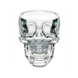 Crystal Skull Head Vodka Whiskey Shot Glass, Transparent