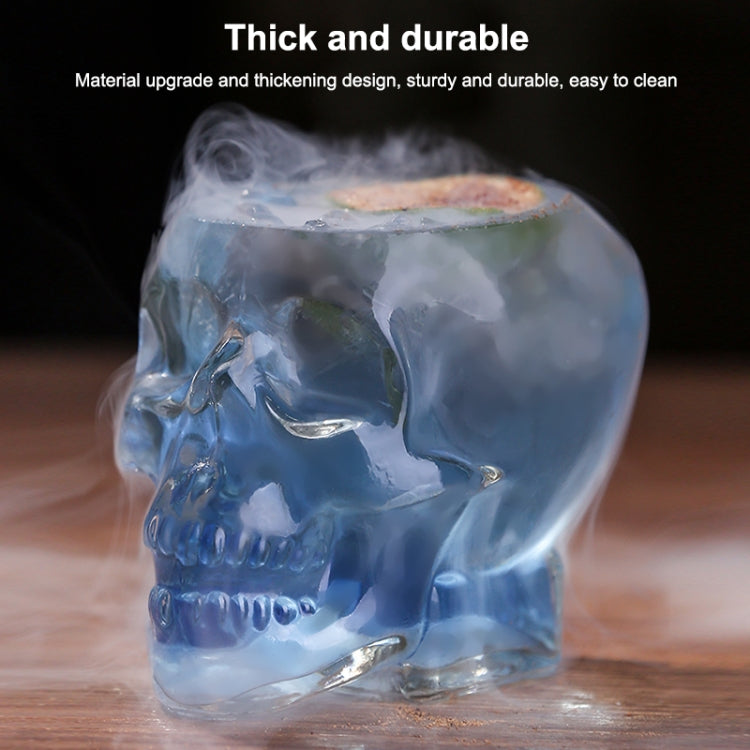 Crystal Skull Head Vodka Whiskey Shot Glass, Transparent