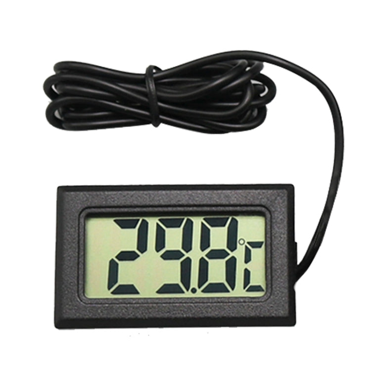 Mini LCD Digital Thermometer for Fridge Freezer, Insert Size 46mm x 26.6mm, Cable Length 1m, PT-2 PT-2