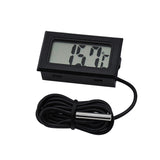 Mini LCD Digital Thermometer for Fridge Freezer, Insert Size 46mm x 26.6mm, Cable Length 1m, PT-2