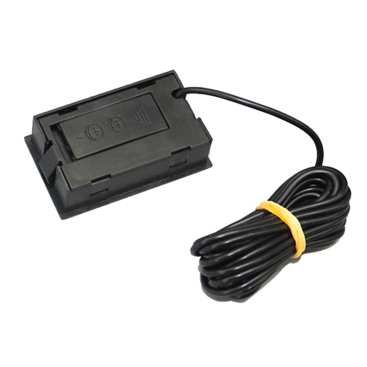 Mini LCD Digital Thermometer for Fridge Freezer, Insert Size 46mm x 26.6mm, Cable Length 1m, PT-2