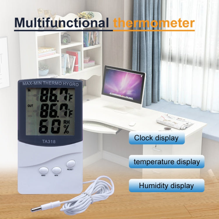 Indoor Thermometer with Hygrometer, TA318