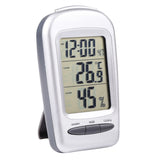 LCD Digital Desk Indoor Thermometer Hygrometer with Date / Clock / Freezing Warning, W240 W240