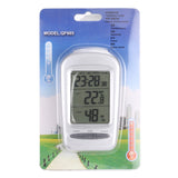 LCD Digital Desk Indoor Thermometer Hygrometer with Date / Clock / Freezing Warning, W240