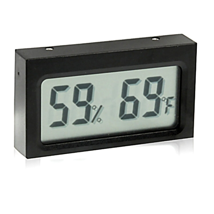 Mini LCD Indoor Digital Thermometer Humidity, TH05 Centigrade Display, TH05A Fahrenheit Display TH05A Fahrenheit Display Black