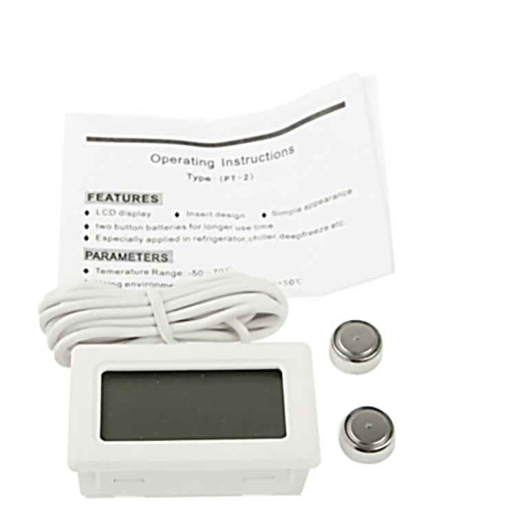 Mini LCD Indoor Digital Thermometer , White, LCD Thermometer