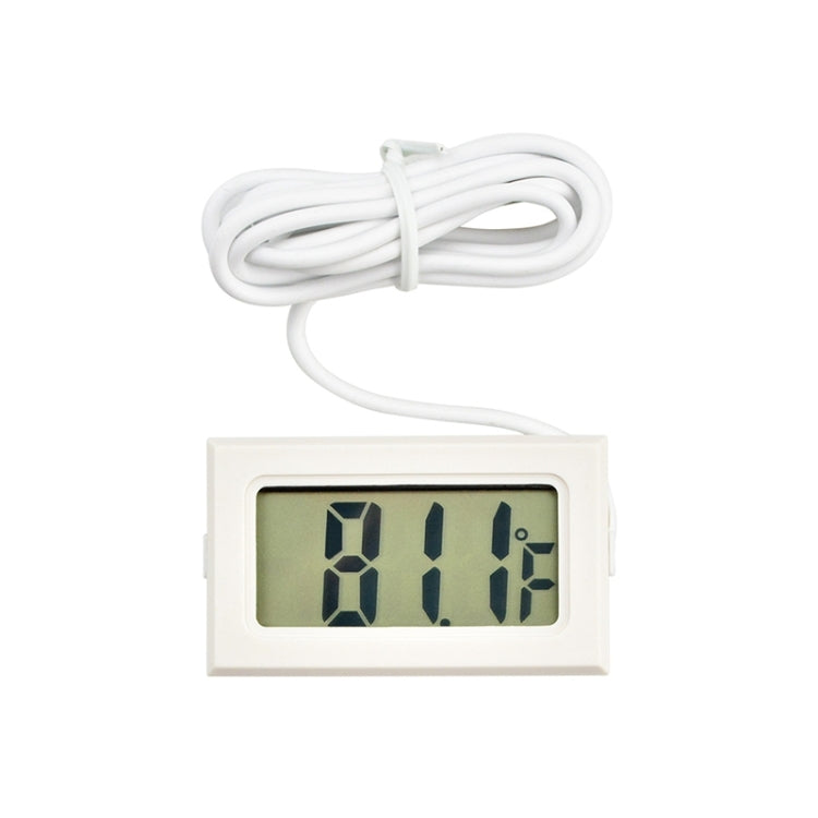 Mini LCD Indoor Digital Thermometer (Fahrenheit Display), White, (Fahrenheit Display)(White), (Fahrenheit Display)(Black)