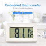 Mini LCD Indoor Digital Thermometer (Fahrenheit Display), White, (Fahrenheit Display)(White), (Fahrenheit Display)(Black)