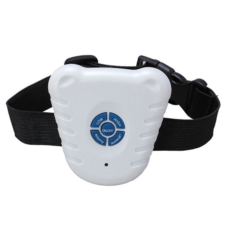 Ultrasonic Bark Stop Collar, (White) (White)