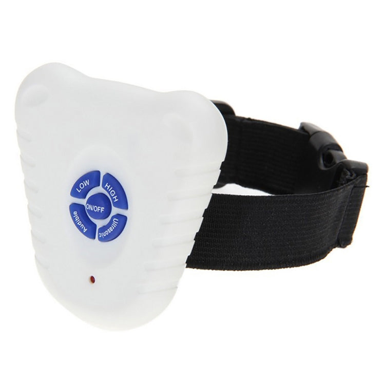 Ultrasonic Bark Stop Collar, (White)