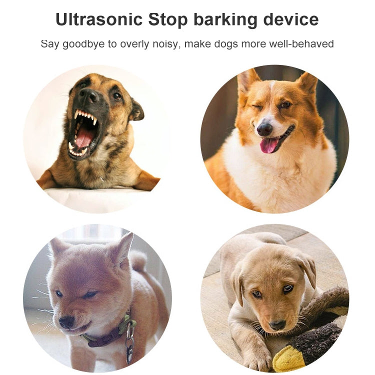 Ultrasonic Bark Stop Collar, (White)