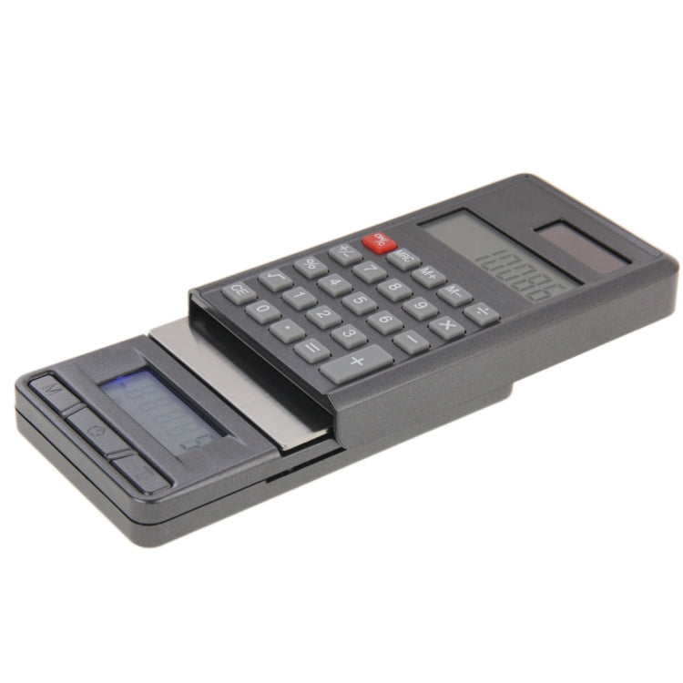 2 in 1 Electronic Pocket 1000g x 0.1g Jewelry Digital Scale Balance + Calculator with Digits LCD Display, 1000g x 0.1g