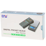 2 in 1 Electronic Pocket 1000g x 0.1g Jewelry Digital Scale Balance + Calculator with Digits LCD Display, 1000g x 0.1g