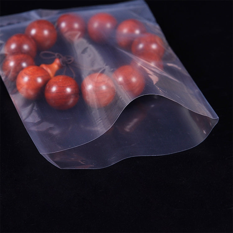 100 PCS Sealer Closer Machine Special Transparent Plastic Bag with Customized Logo & Design, Size: 18cm x 26cm, 18 x 26cm