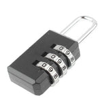 3 Digit Resettable Combination Security Travel Lock, 3 Digit ResettableLock