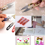 12 PCS Iron & Steel Thread Clippers , Size: 110 x 25 x 0.8mm, S-ETP-0901F, S-ETP-0901H