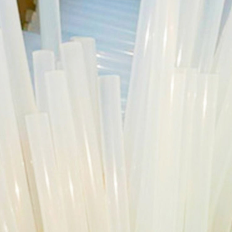 10 PCS Practical Transparent White Hot Melt Glue Stick, Size: 270 x 7mm, 270 x 7mm 270 x 7mm