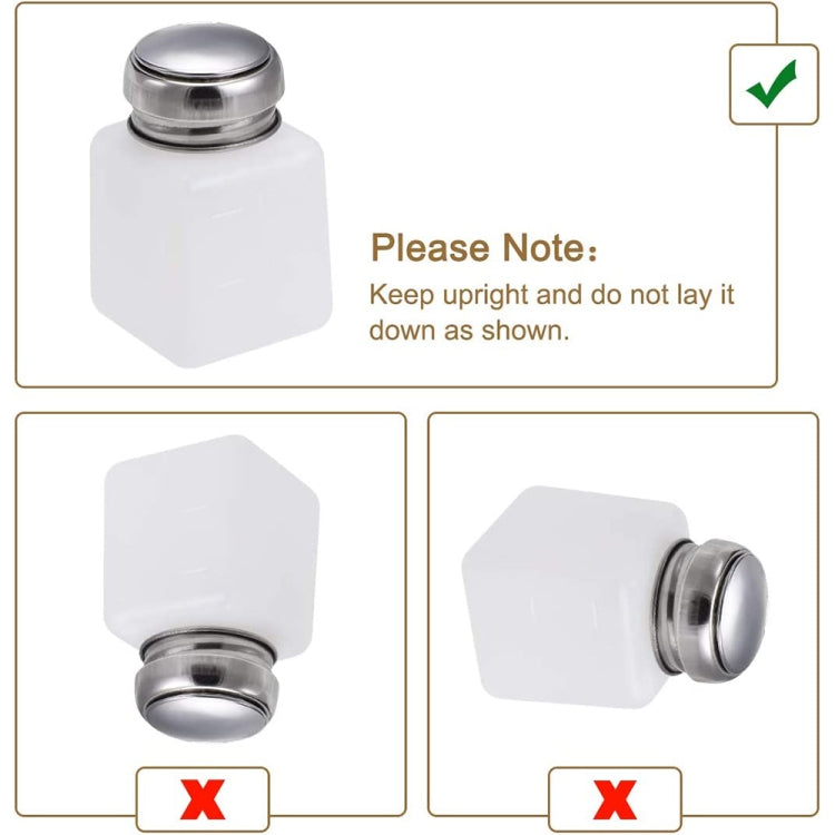 100ml Push Down Alcohol and Liquid Container Bottle, 100ml